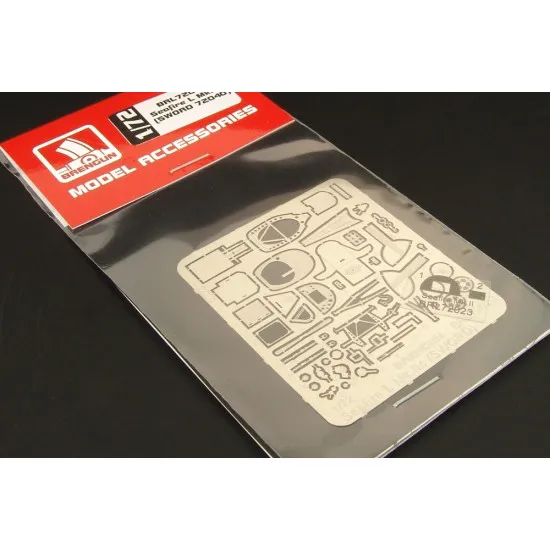 Brengun BRL72023 1/72 Seafire L Mk IIc (SWORD 72040) PE parts for SWORD kit