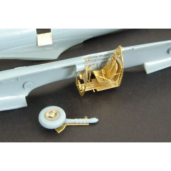 Brengun BRL72029 1/72 Spitfire LF Mk XVI PE parts for SWORD kit