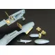Brengun BRL72050 1/72 P-39Q-L-N P-400 Airacobra PE parts for RS models kit