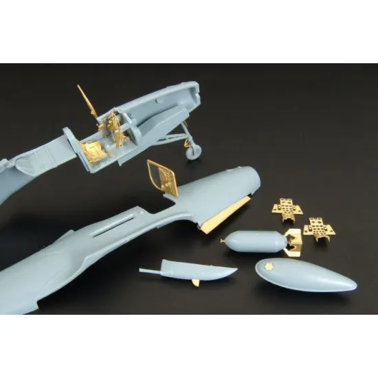 Brengun BRL72050 1/72 P-39Q-L-N P-400 Airacobra PE parts for RS models kit