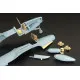 Brengun BRL72050 1/72 P-39Q-L-N P-400 Airacobra PE parts for RS models kit