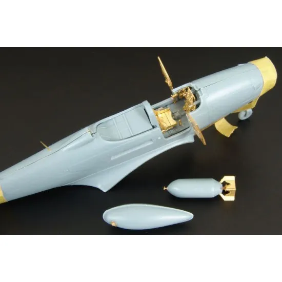 Brengun BRL72051 1/72 P-39D - Airacobra Mk I PE parts for RS models kit