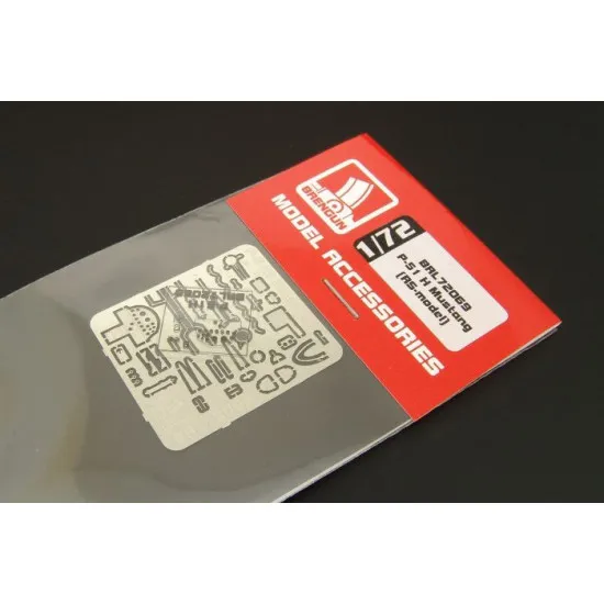 Brengun BRL72069 1/72 P-51 H (RS-model) PE parts for RS kit