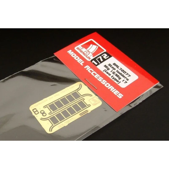 Brengun BRL72077 1/72 Step ladders Mig 15-Mig 17 PE set for EDUARD, AZ 2 types