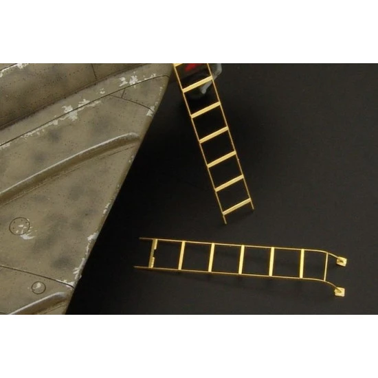 Brengun BRL72077 1/72 Step ladders Mig 15-Mig 17 PE set for EDUARD, AZ 2 types