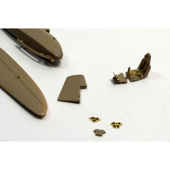 Brengun BRL72094 1/72 Grunau Baby II (AZ model) PE set for AZ model kit