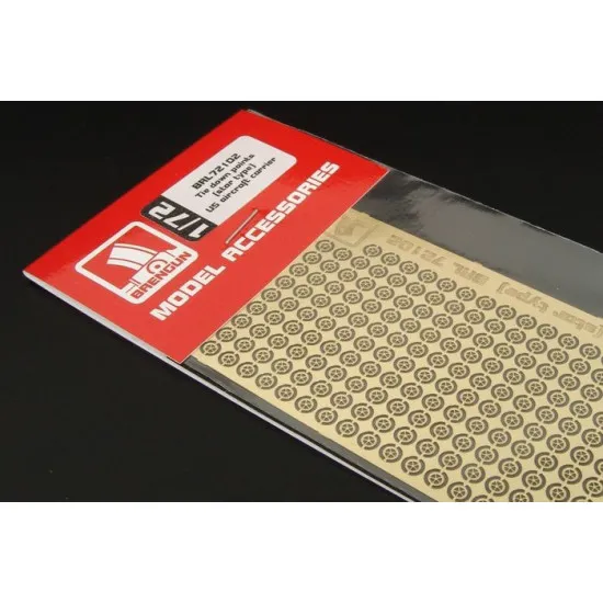 Brengun BRL72102 1/72 Tie down points (star type) US aircraft carrier PE set