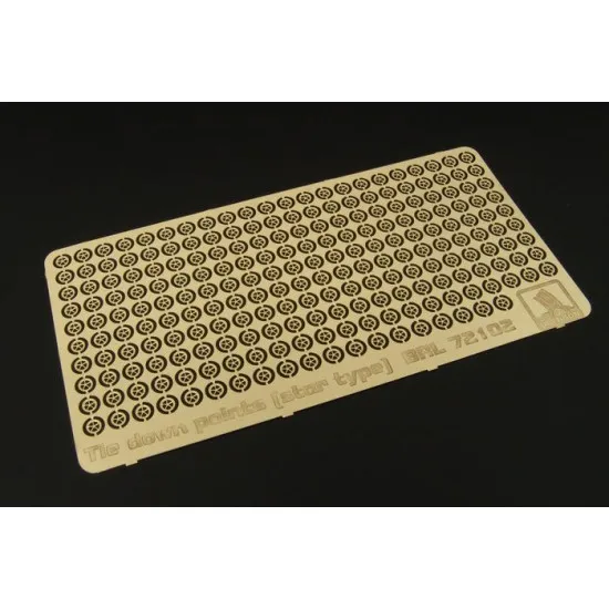 Brengun BRL72102 1/72 Tie down points (star type) US aircraft carrier PE set