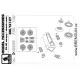 Brengun BRL72107 1/72 Blom Voss BV-40 canopy Painting masks for Brengun kit