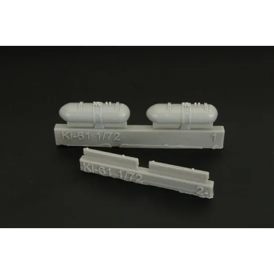 Brengun BRL72153 1/72 Ki-61 Id Hien Wing Racks & Drop Tanks resin set for Tamiya