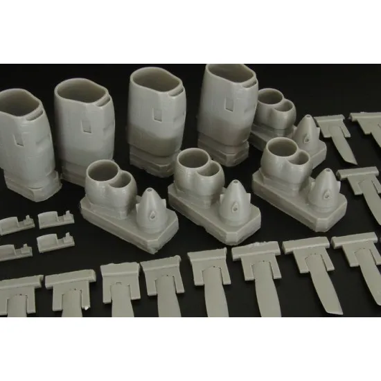 Brengun BRL72154 1/72 C-130 E-H engine set Resin set for Italeri kit