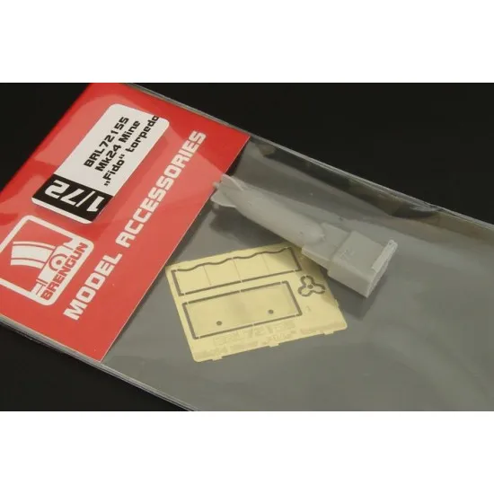 Brengun BRL72155 1/72 Mk24 Mine Fido“ torpedo resin set of U.S. torpedo