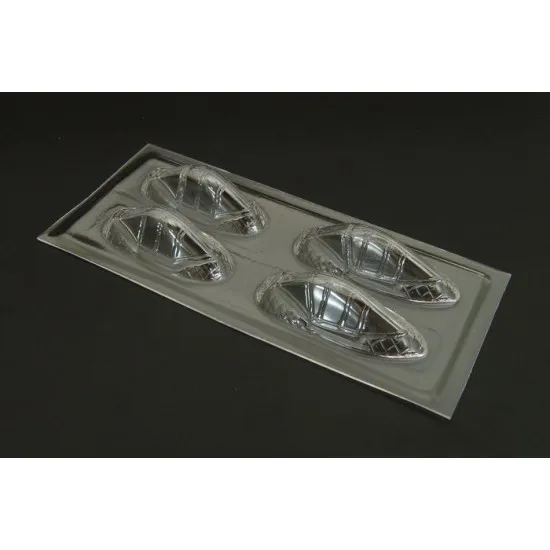 Brengun BRL72158 1/72 Ohka MXY7-K1 KAI (two seat) vacu canopy for Brengun kit