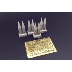 Brengun BRL72175 1/72 US bomb 500-lb AN-M64A1 resin set of US bombs (8pcs)