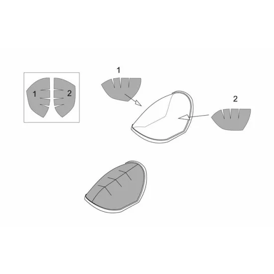 Brengun BRL72179 1/72 Me P1103 rocket fighter (Brengun kit) canopy masks