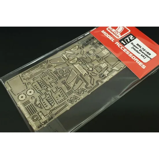 Brengun BRL72189 1/72 Super Etendard (Heller kit) PE set for Heller kit