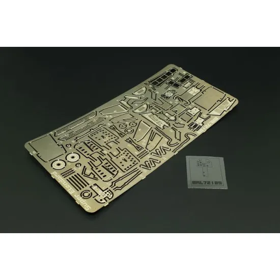 Brengun BRL72189 1/72 Super Etendard (Heller kit) PE set for Heller kit