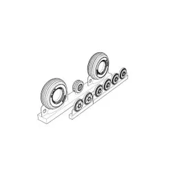 Brengun BRL72206 1/72 DH 98 Mosquito resin wheels (flat pattern)