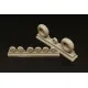 Brengun BRL72206 1/72 DH 98 Mosquito resin wheels (flat pattern)