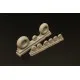 Brengun BRL72207 1/72 DH 98 Mosquito resin wheels (block pattern)