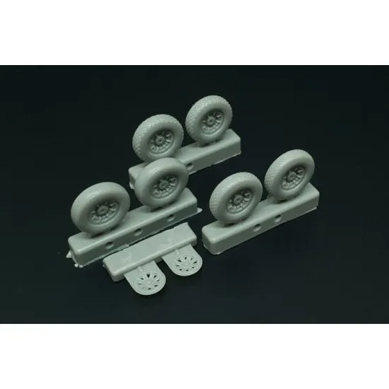 Brengun BRL72214 1/72 P-47N Wheels (3 type of pattern) resin wheels set