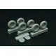 Brengun BRL72214 1/72 P-47N Wheels (3 type of pattern) resin wheels set