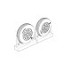 Brengun BRL72219 1/72 F4U Corsair Ribbed Thread Wheels set Resin casted wheels
