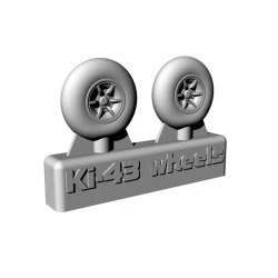 Brengun BRL72226 1/72 Ki-43 Wheels Resin wheels