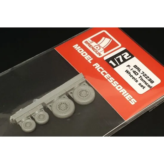 Brengun BRL72238 1/72 F-14D Tomcat Wheels set Resin wheels