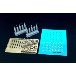Brengun BRL72246 1/72 US GP 100lb AN-M30A1 bombs (10pcs) Resin set of US bombs