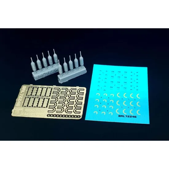 Brengun BRL72246 1/72 US GP 100lb AN-M30A1 bombs (10pcs) Resin set of US bombs