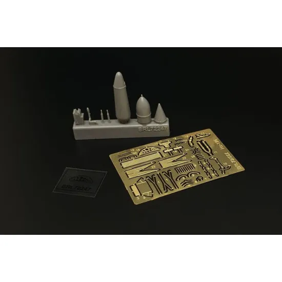 Brengun BRL72247 1/72 Henschel Hs-126 PE and resin set for Brengun kit