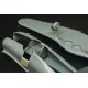Brengun BRL72259 1/72 Fiat G.50 bis (Fly kit) PE set for Fly kit