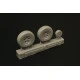 Brengun BRL72260 1/72 Hawker Tempest Mk.V wheels EARLY Resin casted wheels
