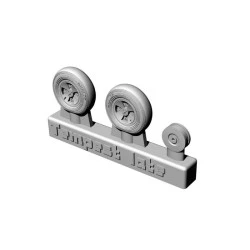 Brengun BRL72261 1/72 Hawker Tempest Mk.V wheels LATE Resin casted wheels