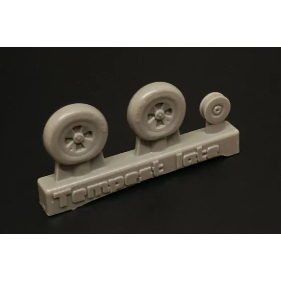 Brengun BRL72261 1/72 Hawker Tempest Mk.V wheels LATE Resin casted wheels