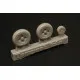 Brengun BRL72261 1/72 Hawker Tempest Mk.V wheels LATE Resin casted wheels