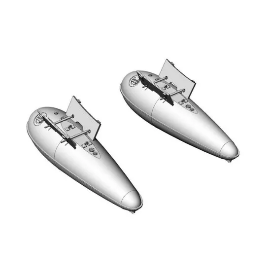 Brengun BRL72270 1/72 US 110 gal drop tank resin set of US drop tanks (2pcs)