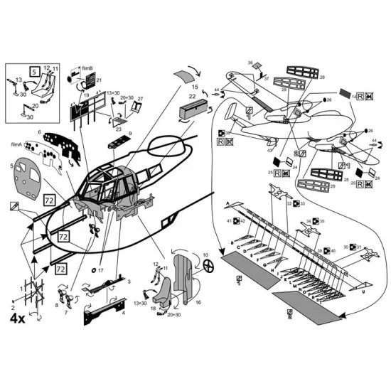 Brengun BRL72273 1/72 Do-217N1 (Italeri kit) PE set for Italeri kit