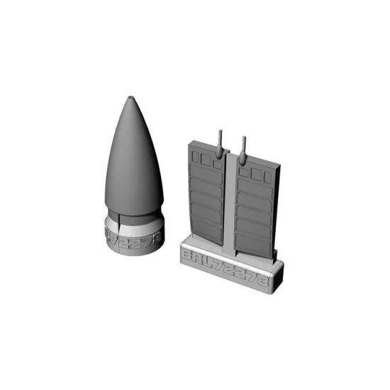 Brengun BRL72278 1/72 MiG-29A Radome and closed upper jet intakes resin Italeri