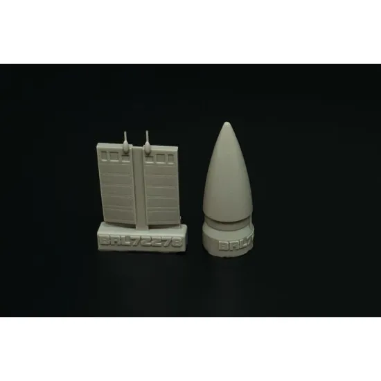 Brengun BRL72278 1/72 MiG-29A Radome and closed upper jet intakes resin Italeri