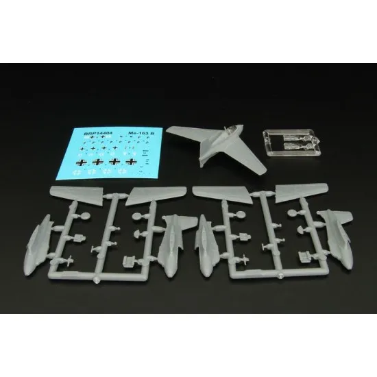 Brengun BRP144004 1/144 Me-163B Komet plastic construction 2pcs