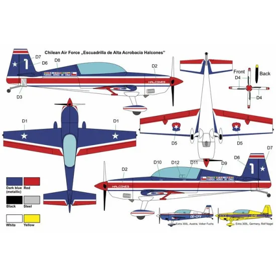 Brengun BRP48009 1/72 EXTRA EA300L four-blade propeller plastic construction kit