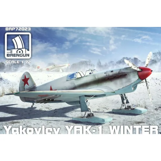 Brengun BRP72023 1/72 Yak-1 Winter plastic construction kit