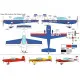 Brengun BRP72043 1/72 Extra EA-300 4 blade propeller aerobatic plane plastic kit