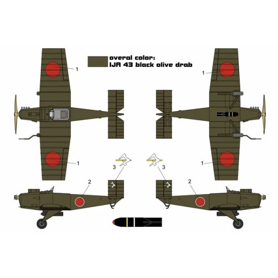 Brengun BRP72046 1/72 Kokusai Ta-Go plastic construction kit