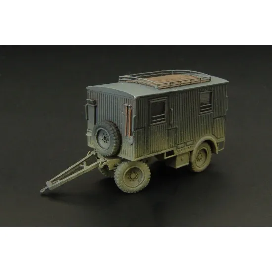 Brengun BRS144009 1/144 Ah 472 Luftwaffe trailer resin-PE construction kit