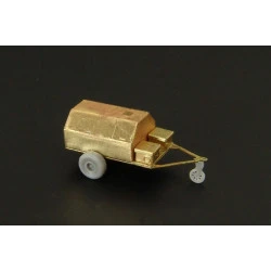 Brengun BRS144010 1/144 U S airfield utility cart resin-PE construction kit 2pcs