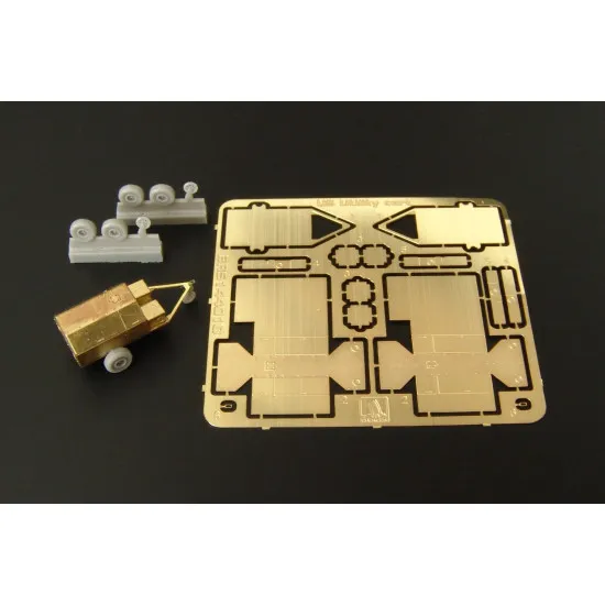Brengun BRS144010 1/144 U S airfield utility cart resin-PE construction kit 2pcs