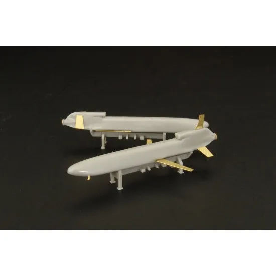 Brengun BRS144013 1/144 AGM-86 ALCM model kit of cruise missile 2pcs